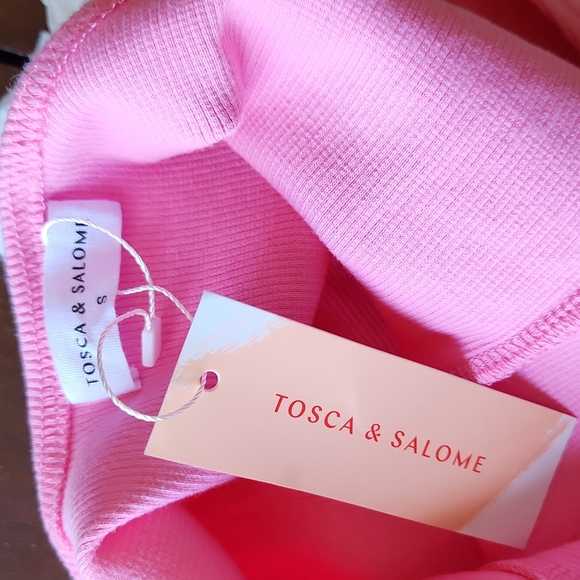 NWT Tosca & Salome Pink Tank Dress - Picture 9 of 9